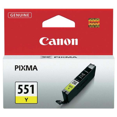 Originálny atrament Canon CLI-551Y (6511B001), žltý, 7 ml