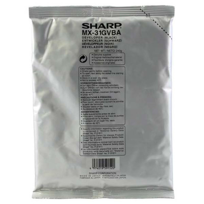 Originálny developer Sharp MX-31GVBA, čierny, 150000 strán