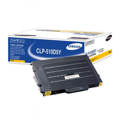 Originálny toner Samsung CLP-510D5Y, žltý, 5000 strán
