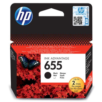 Originálny atrament HP CZ109AE (655), čierny, 14 ml