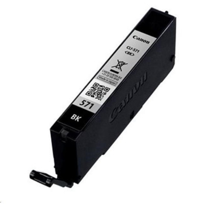 Originálny atrament Canon CLI-571Bk (0385C001), čierny, 6,5 ml