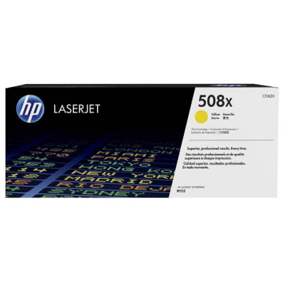 Originálny toner HP CF362X (508X), žltý, 9500 strán