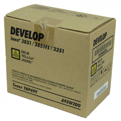Originálny toner Develop TNP-49Y (A95W2D0), žltý, 12000 strán
