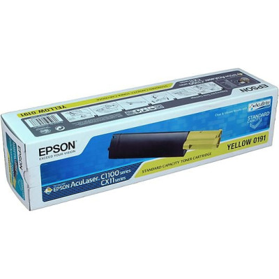 Epson C13S050191, originálny toner, žltý,  VÝPREDAJ, náhradný obal