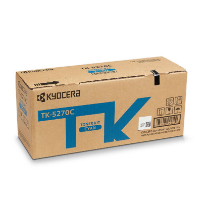 Originálny toner Kyocera TK-5270C (1T02TVCNL0), azúrový, 6000 strán