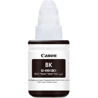 Originálny atrament Canon GI-490Bk (0663C001), čierny, 6000 strán (135 ml)