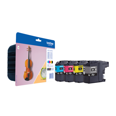 Originálny atrament Brother LC-127XLVALBP, CMYK, 4 × 1200 strán, 4-pack