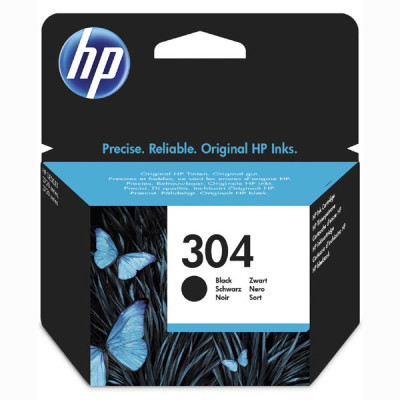 Originálny atrament HP N9K06AE (304), čierny, 120 strán (4 ml)