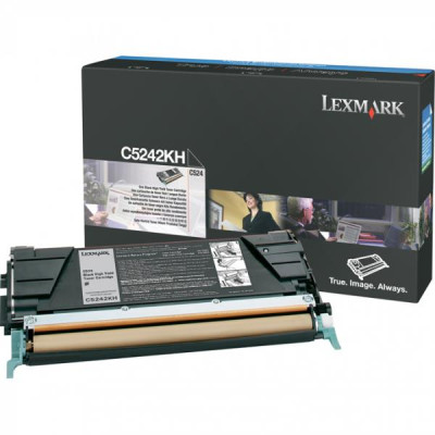 Originálny toner Lexmark C5242KH, čierny, 8000 strán