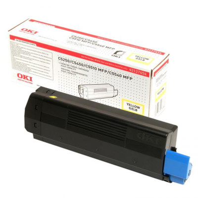 Originálny toner Oki C5250 (42127454), žltý, 5000 strán