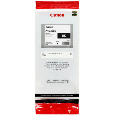 Originálny atrament Canon PFI-320Bk (2890C001), čierny, 300 ml