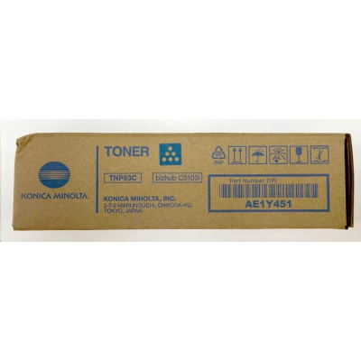 Originálny toner Konica Minolta TNP-93C (AE1Y451), azúrový, 4000 strán