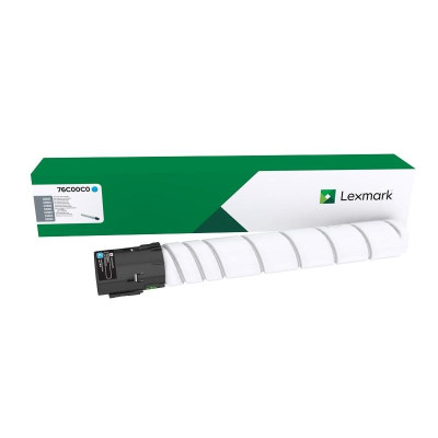 Originálny toner Lexmark 76C00C0, azúrový, 11500 strán