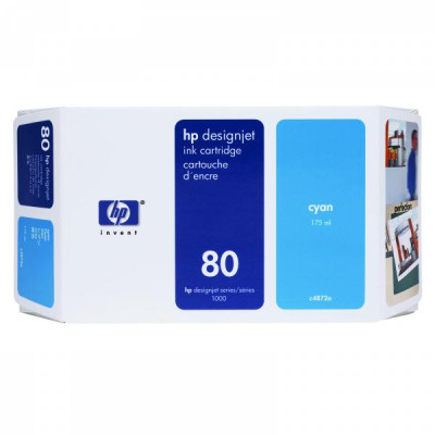 Originálny atrament HP C4872A (80), azúrový, 175 ml