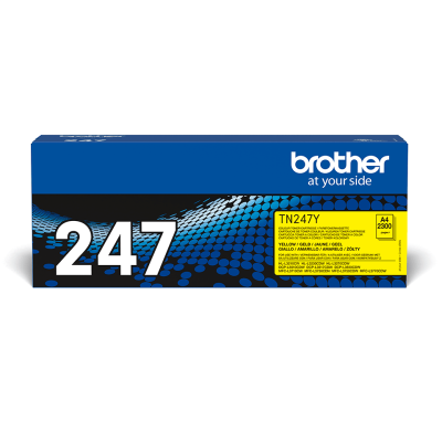 Brother TN-247Y, originálny toner, žltý