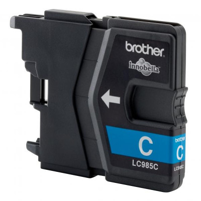 Originálny atrament Brother LC-985C, azúrový, 260 strán