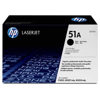 Originálny toner HP Q7551A (51A), čierny, 6500 strán