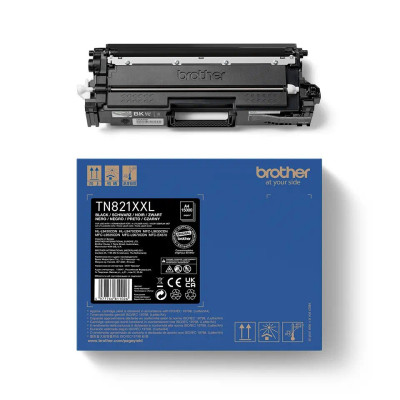 Originálny toner Brother TN-821XXLBK, čierny, 15000 strán, XXL