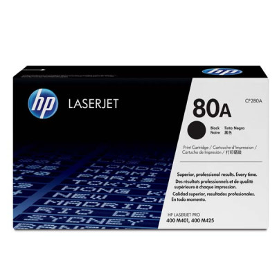 Originálny toner HP CF280A (80A), čierny, 2700 strán