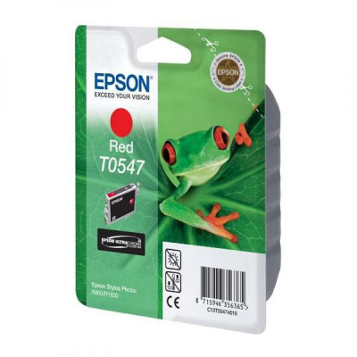 Originálny atrament Epson T0547 (C13T054740), červený, 400 strán (13 ml)