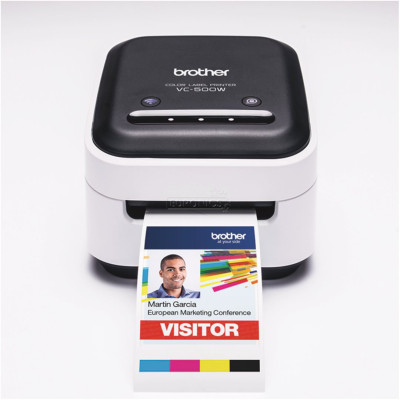 Tlačiareň štítku Brother VC-500W (VC500WZ1)