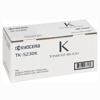 Originálny toner Kyocera TK-5230K (1T02R90NL0), čierny, 2600 strán