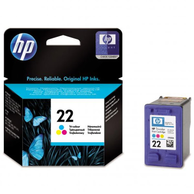 Originálny atrament HP C9352AE (22), farebný, 5 ml