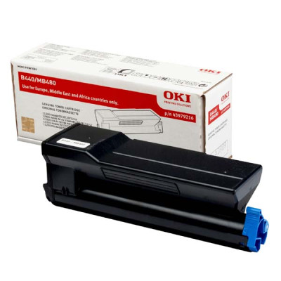 Originálny toner Oki B440 (43979216), čierny, 12000 strán