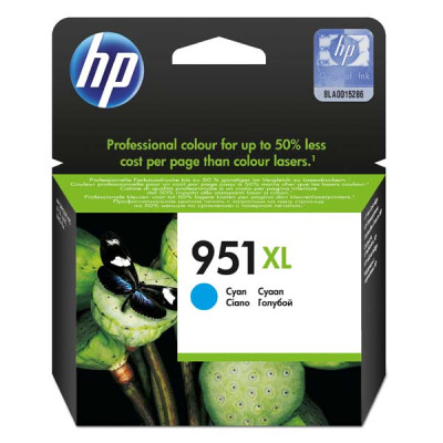 Originálny atrament HP CN046AE (951XL), azúrový, 24 ml