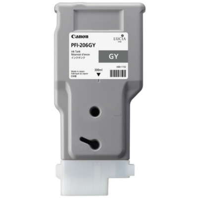 Originálny atrament Canon PFI-206Gy (5312B001), šedý, 300 ml