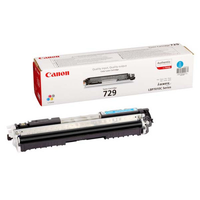 Originálny toner Canon CRG-729C (4369B002), azúrový, 1000 strán