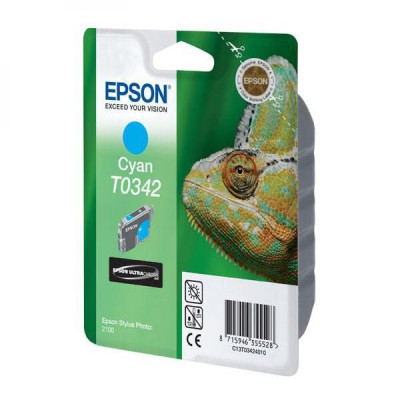 Originálny atrament Epson T0342 (C13T034240), azúrový, 440 strán (17 ml)