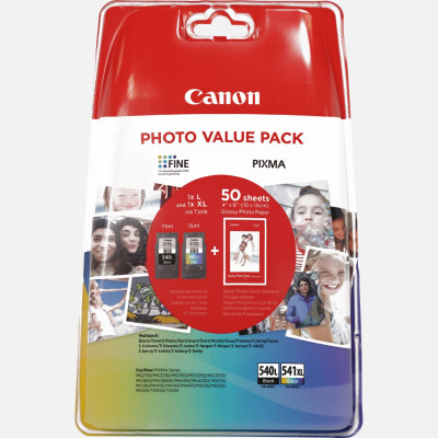 Originálny atrament Canon PG-540L/CL-541XL (5224B007), čierny/farebný, 11 + 15 ml, 2-pack