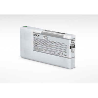 Originálny atrament Epson T9137 (C13T913700), svetlo čierny, 200 ml