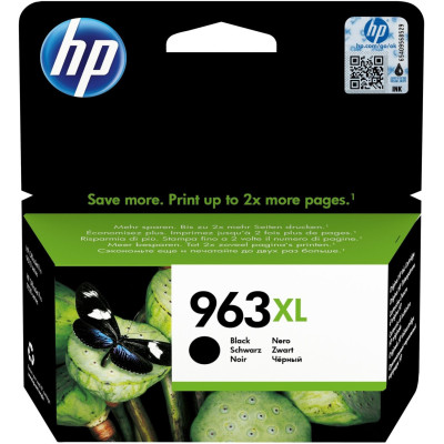 Originálny atrament HP 3JA30AE (963XL), čierny, 2000 strán (48 ml)