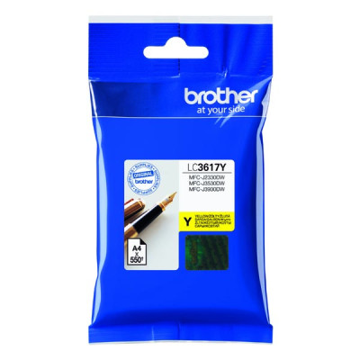 Originálny atrament Brother LC-3617Y, žltý, 550 strán