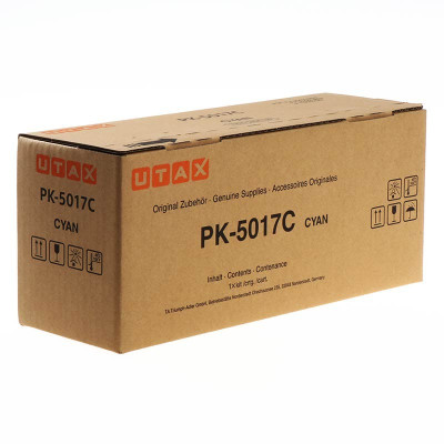 Originálny toner Utax PK-5017C (1T02TVCUT0), azúrový, 6000 strán