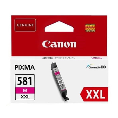 Originálny atrament Canon CLI-581XXL M (1996C001), purpurový, 11,7 ml, XXL