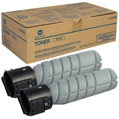 Originálny toner Konica Minolta TN-116K (A1UC050), čierny, 2 × 11000 strán, 2-pack