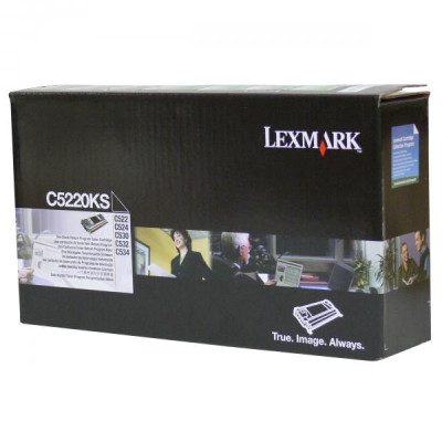 Originálny toner Lexmark C5220KS, čierny, 4000 strán