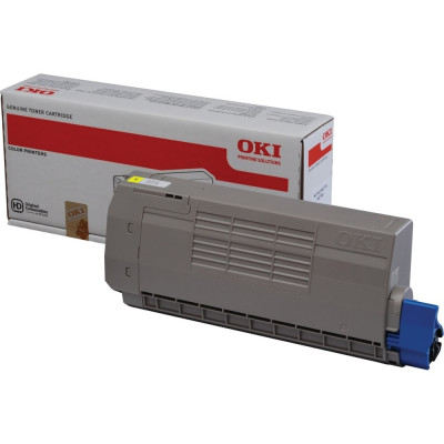 Originálny toner Oki MC770 (45396301), žltý, 6000 strán