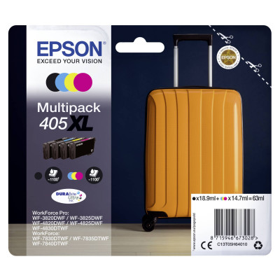 Originálny atrament Epson T05H6 (C13T05H64010, 405XL), CMYK, XL 4-pack