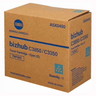 Originálny toner Konica Minolta TNP-48C (A5X0450), azúrový, 10000 strán