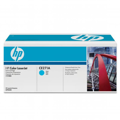 Originálny toner HP CE271A (650A), azúrový, 15000 strán
