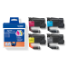 Originálny atrament Brother LC-521VAL, CMYK, 500 strán, 4-pack