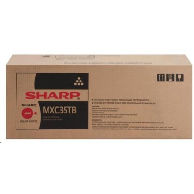 Originálny toner Sharp MX-C35TB, čierny, 9000 strán