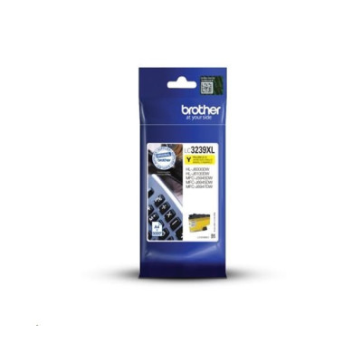 Originálny atrament Brother LC-3239XLY, žltý, 5000 strán, XL