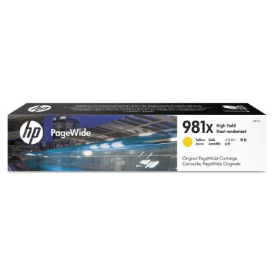 Originálny atrament HP L0R11A (981X), žltý, 10000 strán (114,5 ml)