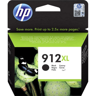 HP 3YL84AE (912XL), originálny atrament, čierny, 18 ml