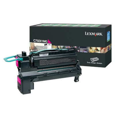 Originálny toner Lexmark C792X1MG, purpurový, 20000 strán